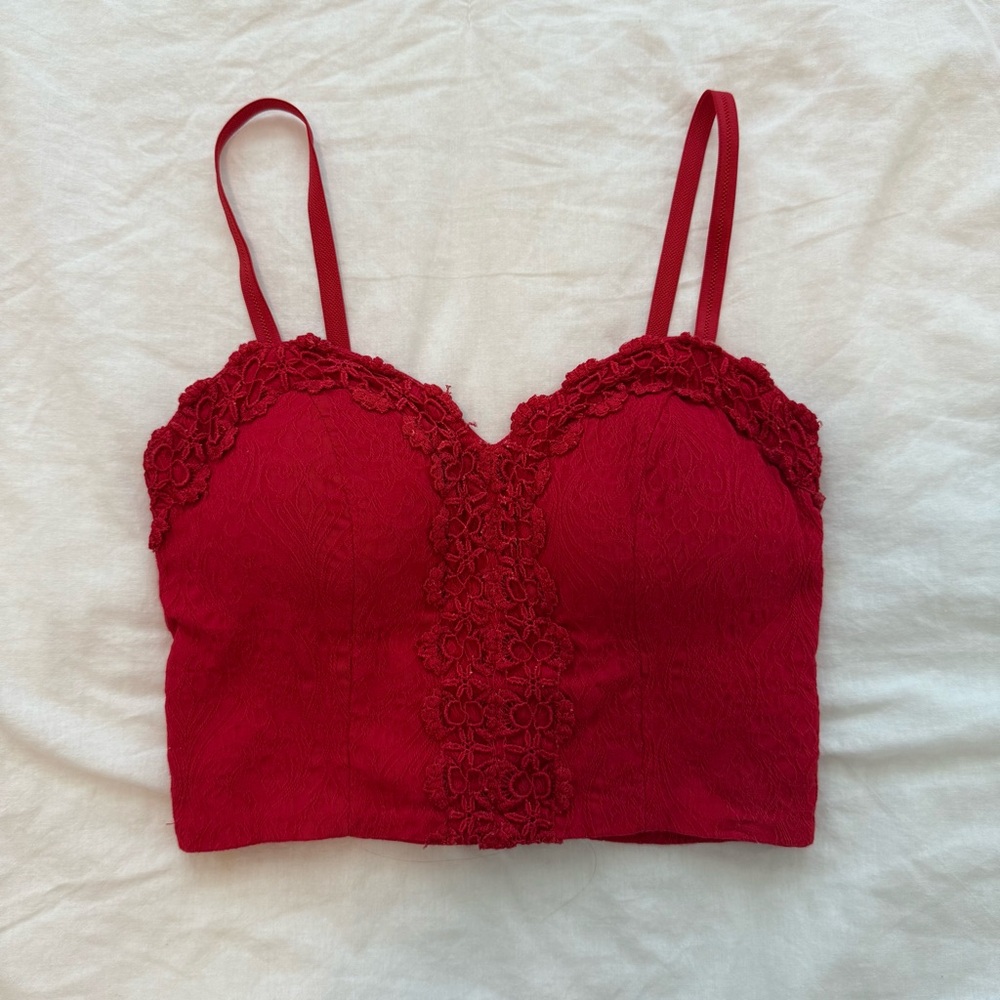 Y2K Red Going Out Top